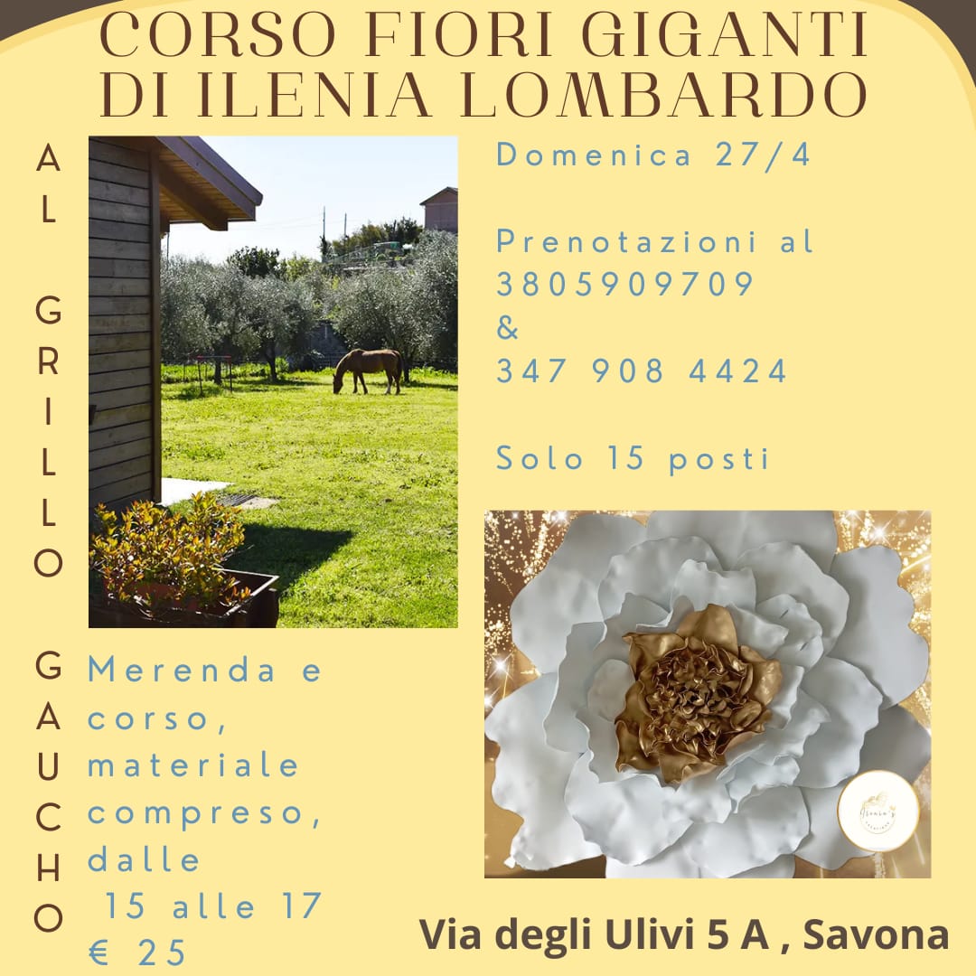 Corso di Fiori Giganti Savona