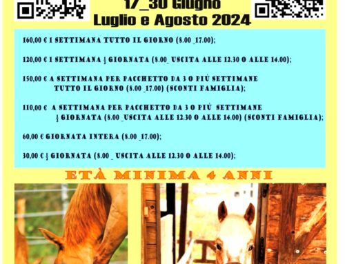 Iscrizioni alle Settimane Verdi 2024