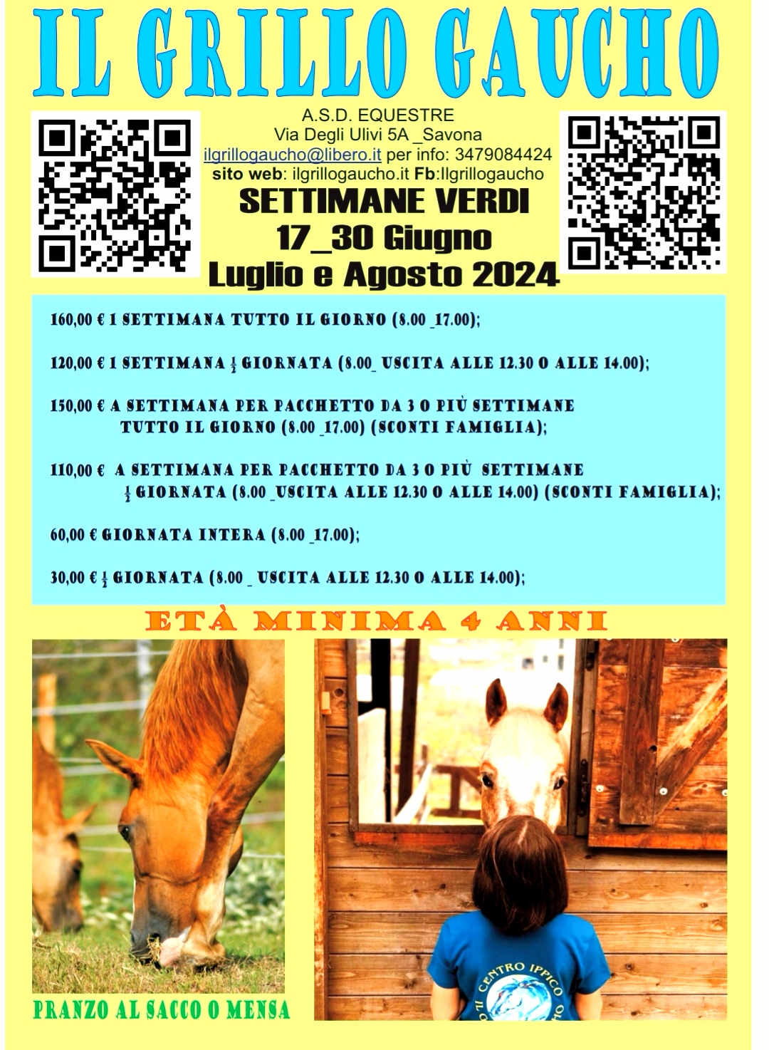 Settimane Verdi 2024 - Centro estivo Savona - Campo solare Savona 2024